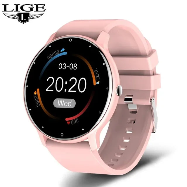 2023  Smart Watch Men Full Touch Screen Sport Fitness Watch IP67 Waterproof Bluetooth For Android Ios Smartwatch Men+Box