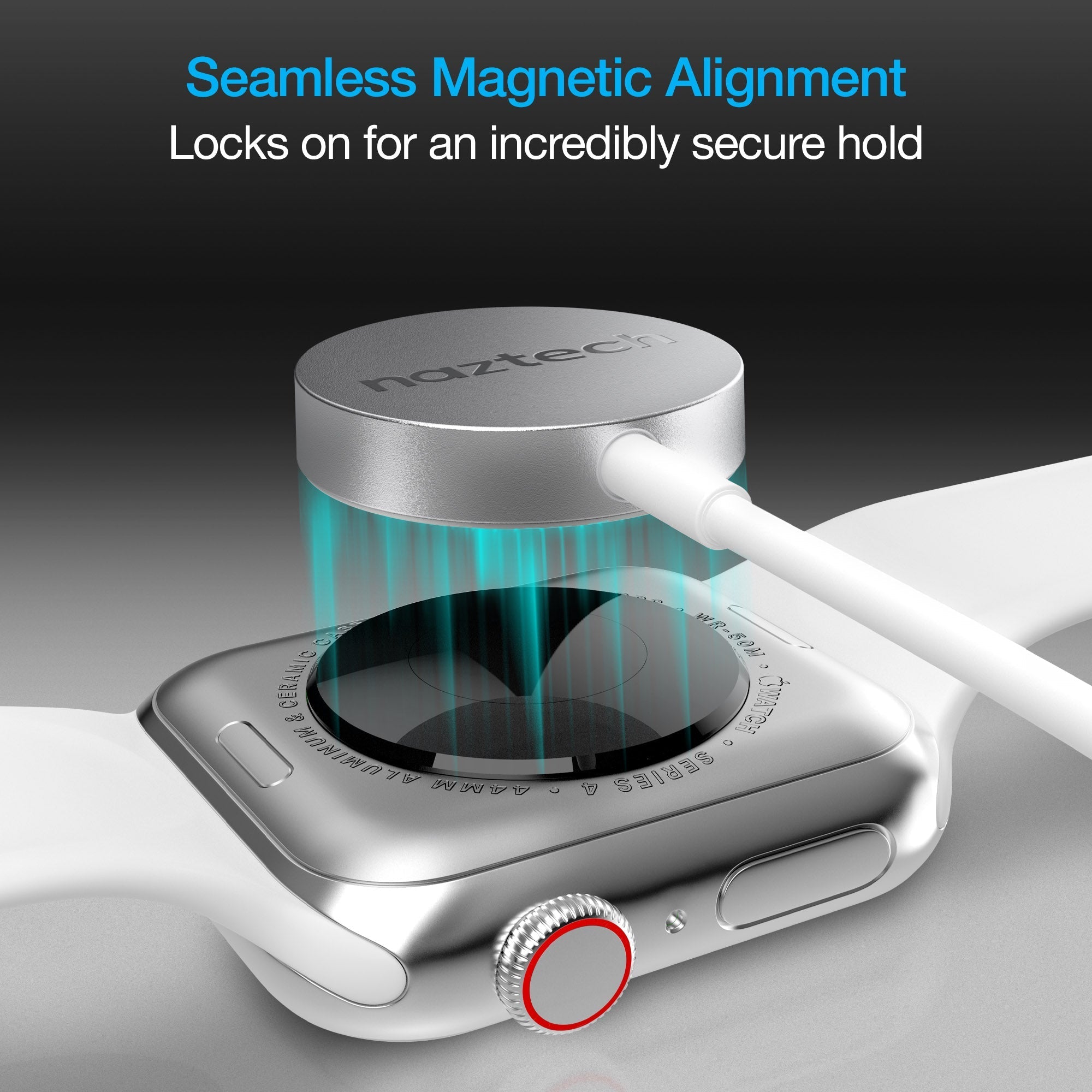 Naztech Magnetic Charging Cable for Apple Watch 3ft (15599-HYP)