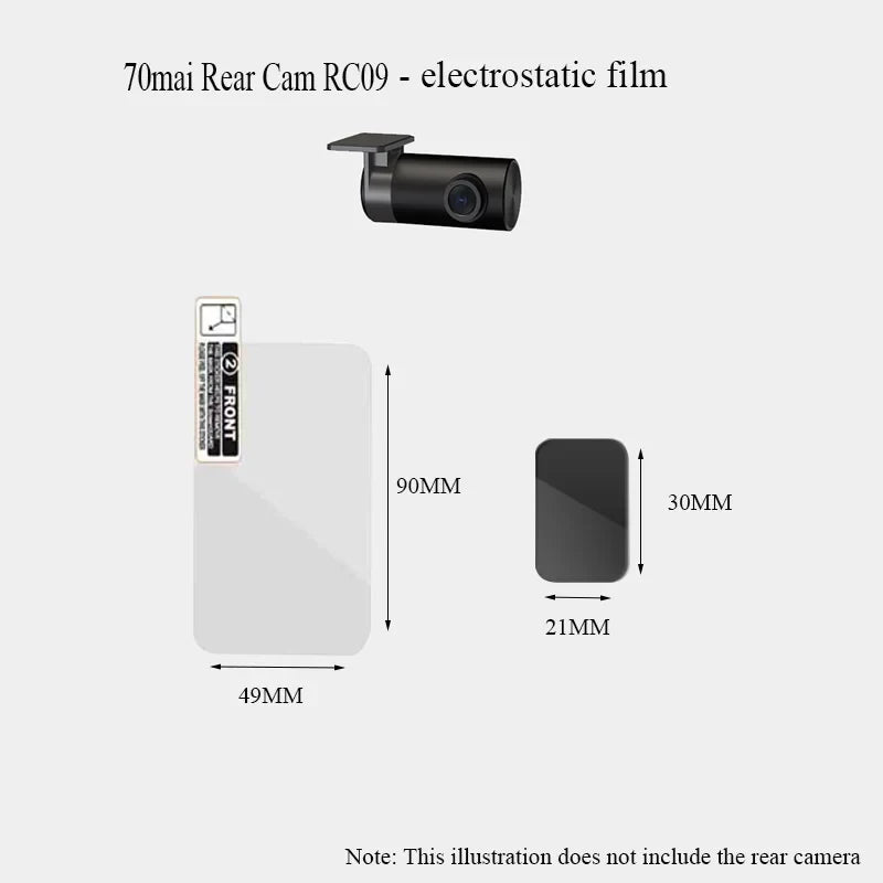 70mai A400 & RC09 Mounting Kit Electrostatic Film + 3M Adhesive