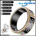 New Display Screen Smart Ring For Xiaomi Samsung Ring Gesture Swipe Video/Brush Tiktok Health Monitor 5ATM Waterproof Smartring