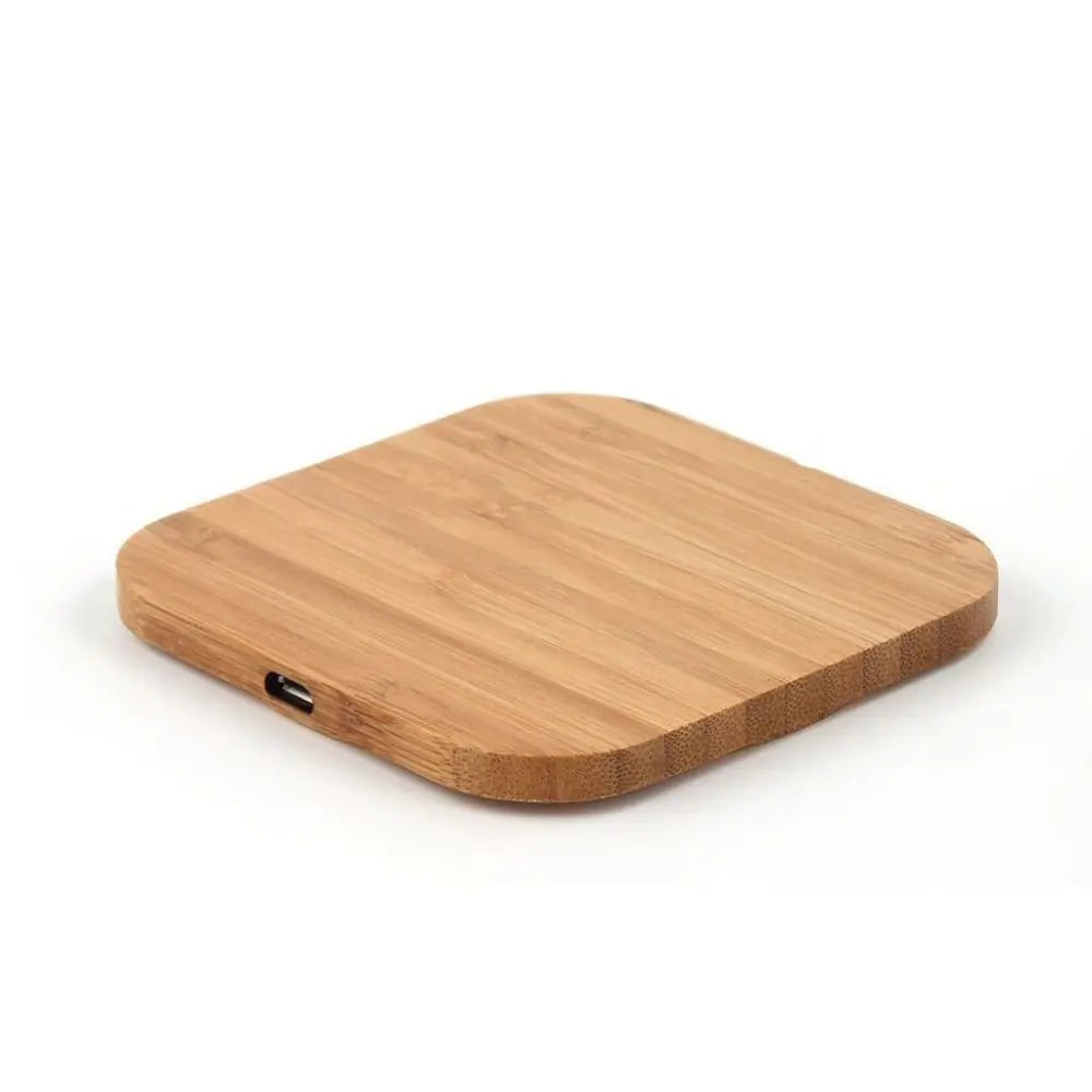 Portable Wireless Charger Charging Slim Wood Pad For 8/ 8 Plus/ X Smart Phone Wireless Charger Pad For S7