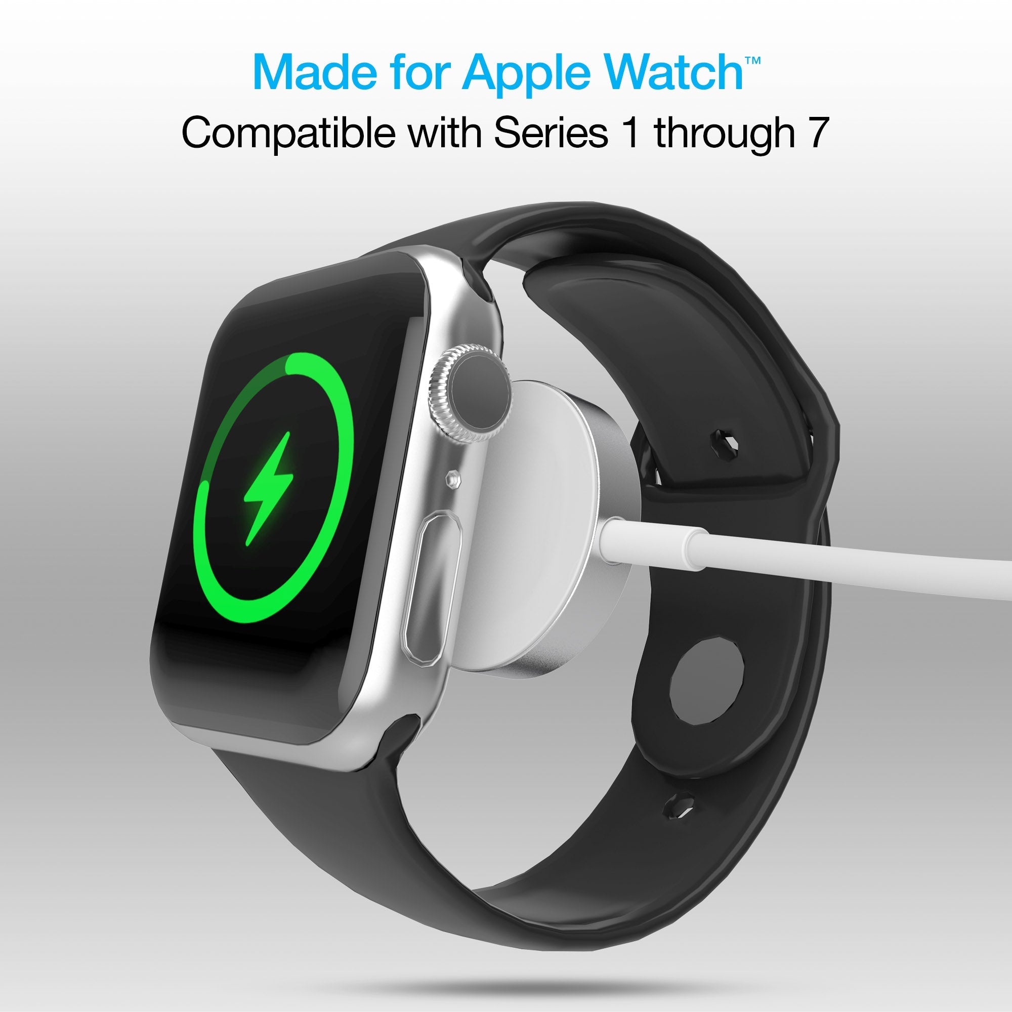 Naztech Magnetic Charging Cable for Apple Watch 3ft (15599-HYP)