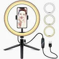 10 LED Ring Light with Tripod Dimmable for Selfie Tiktok Youtube Livestreaming