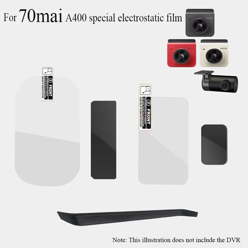 70mai A400 & RC09 Mounting Kit Electrostatic Film + 3M Adhesive