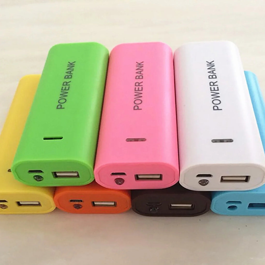 2*18650 USB Power Bank Empty Case Portable 5V 5600mAh DIY Battery Holder Without Battery Welding Free Charger Box for Phone