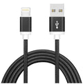 ASTROTEK 1m USB Lightning Data Sync Charger Black Cable for iPhone 7S