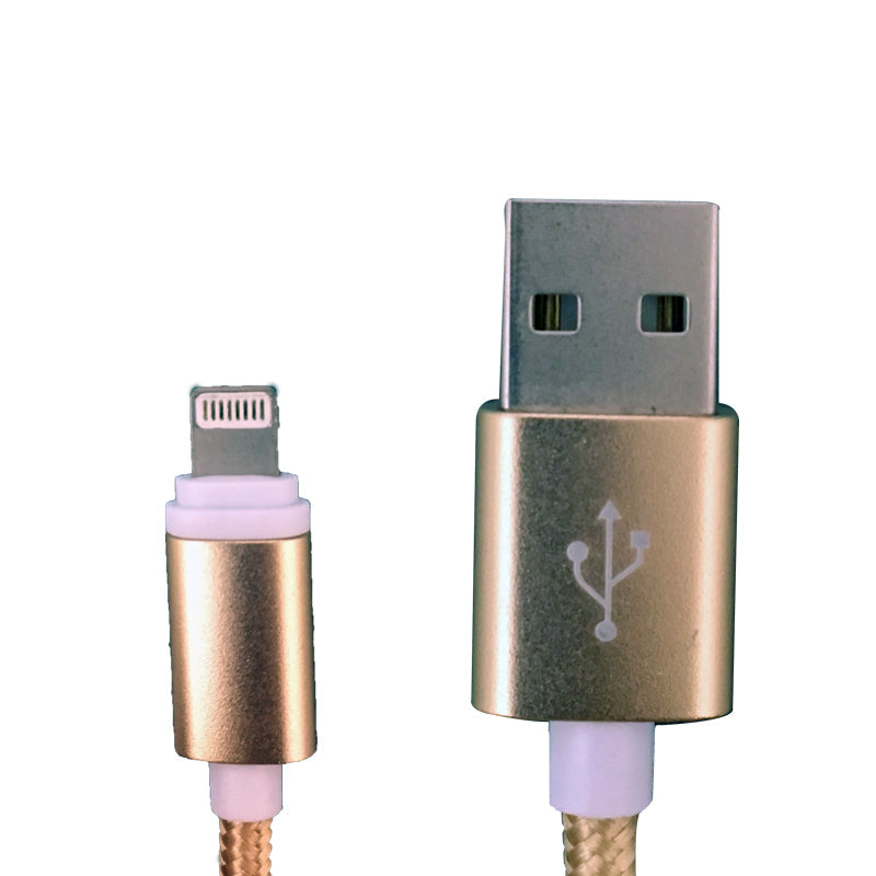 Nylon 3 Foot Lightning USB Charging Cord Blister Pack