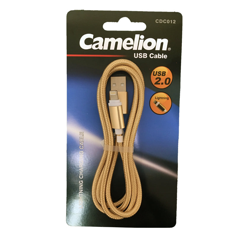 Nylon 3 Foot Lightning USB Charging Cord Blister Pack