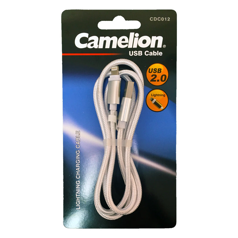 Nylon 3 Foot Lightning USB Charging Cord Blister Pack