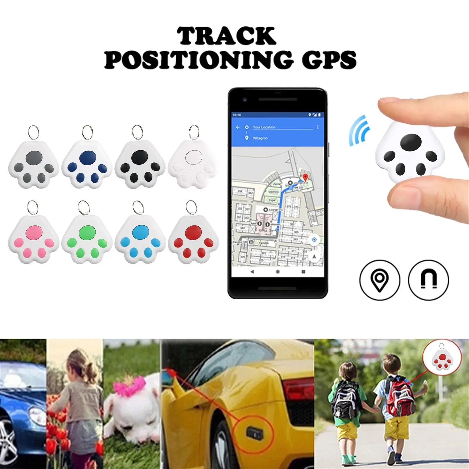 TrackHer Mini Bluetooth Finder – Keep What Matters Close