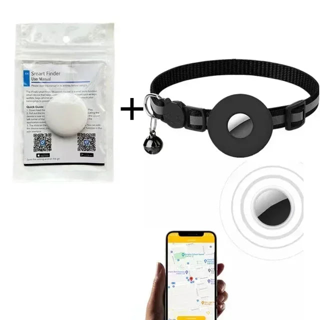 Smart Pet GPS Tracker – Bluetooth Locator for Dogs, Cats & Birds