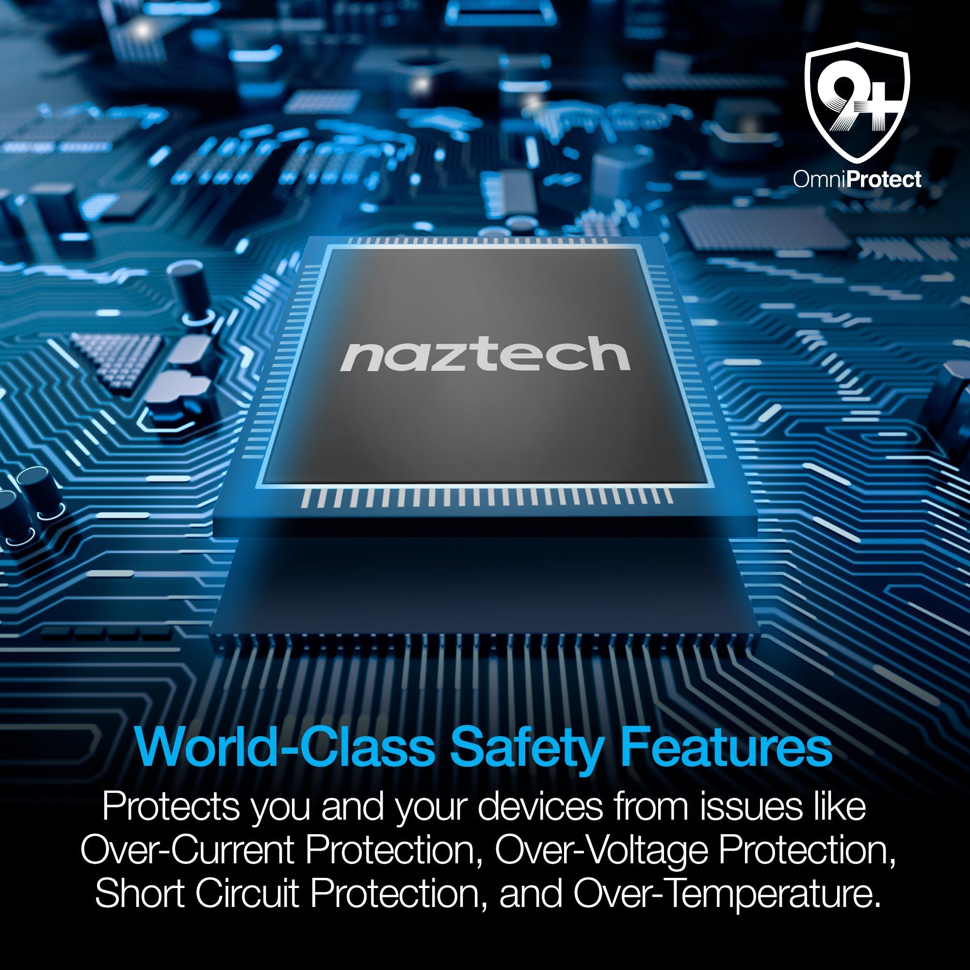 Naztech Alloy Magnetic 15W Wireless Fast Charger Black (15438-HYP)