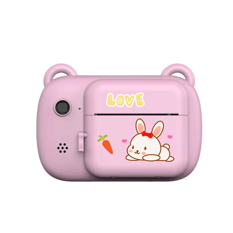 A7B Kids Digital Camera – Instant Print, 1080P Video, Mini Thermal Photo Printer