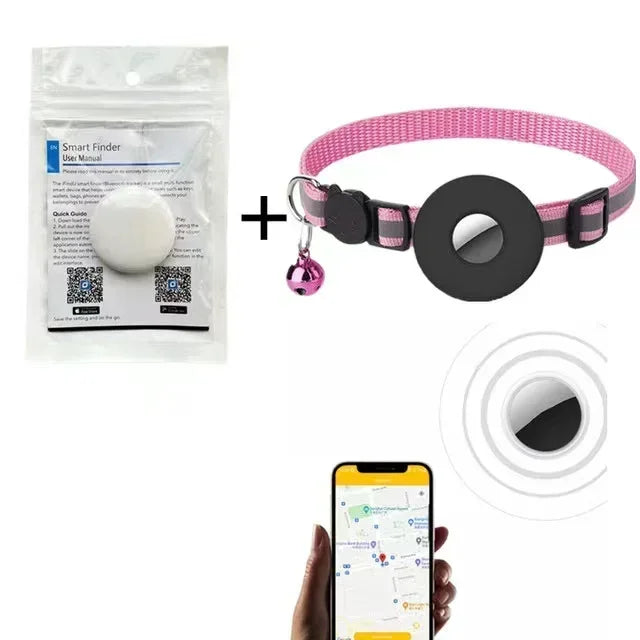 Smart Pet GPS Tracker – Bluetooth Locator for Dogs, Cats & Birds