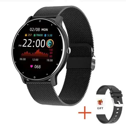2023  Smart Watch Men Full Touch Screen Sport Fitness Watch IP67 Waterproof Bluetooth For Android Ios Smartwatch Men+Box