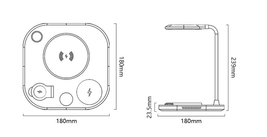 New Three-in-one Wireless Magnetic Charger 15W Fast Charging