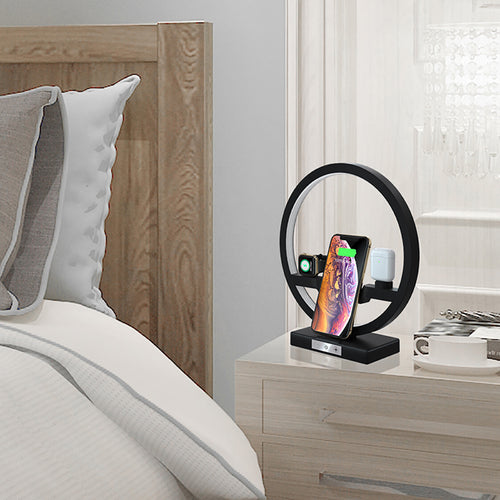 Angel Wing Fast Wireless Charging Dock with Power Adapter