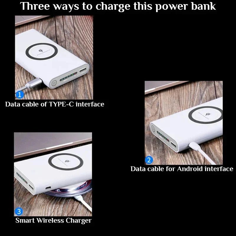 Xiaomi 200000mAh Magnetic Wireless PowerBank 120W Fast Charge PowerBank Ultra-Large Capacity External Battery For Iphone Samsung