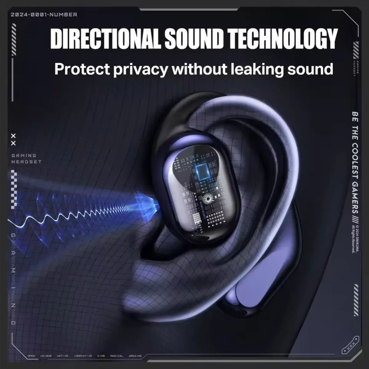 ONIKUMA T209 AI Translation Earphone