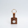 Leather AirTag Keychain Holder